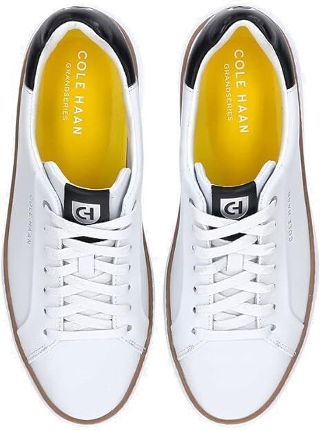 Cole Haan Women's GrandPrø TopSpin Sneakers Ivory Black W22707 Brand New - AllSportsWearUSA
